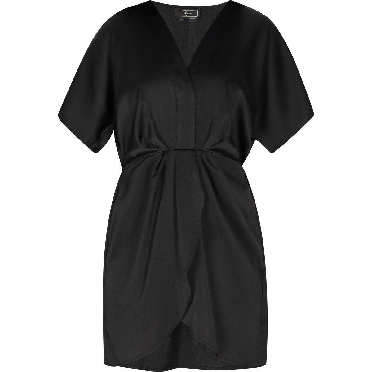 Elegantes Mini-Wickelkleid