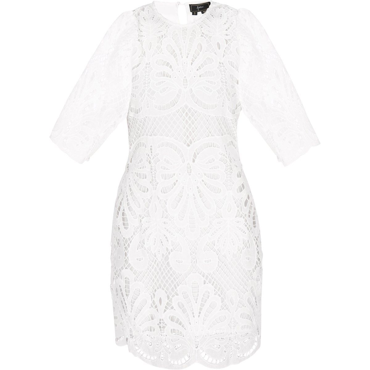 Faina Kleid Frauen Weiß