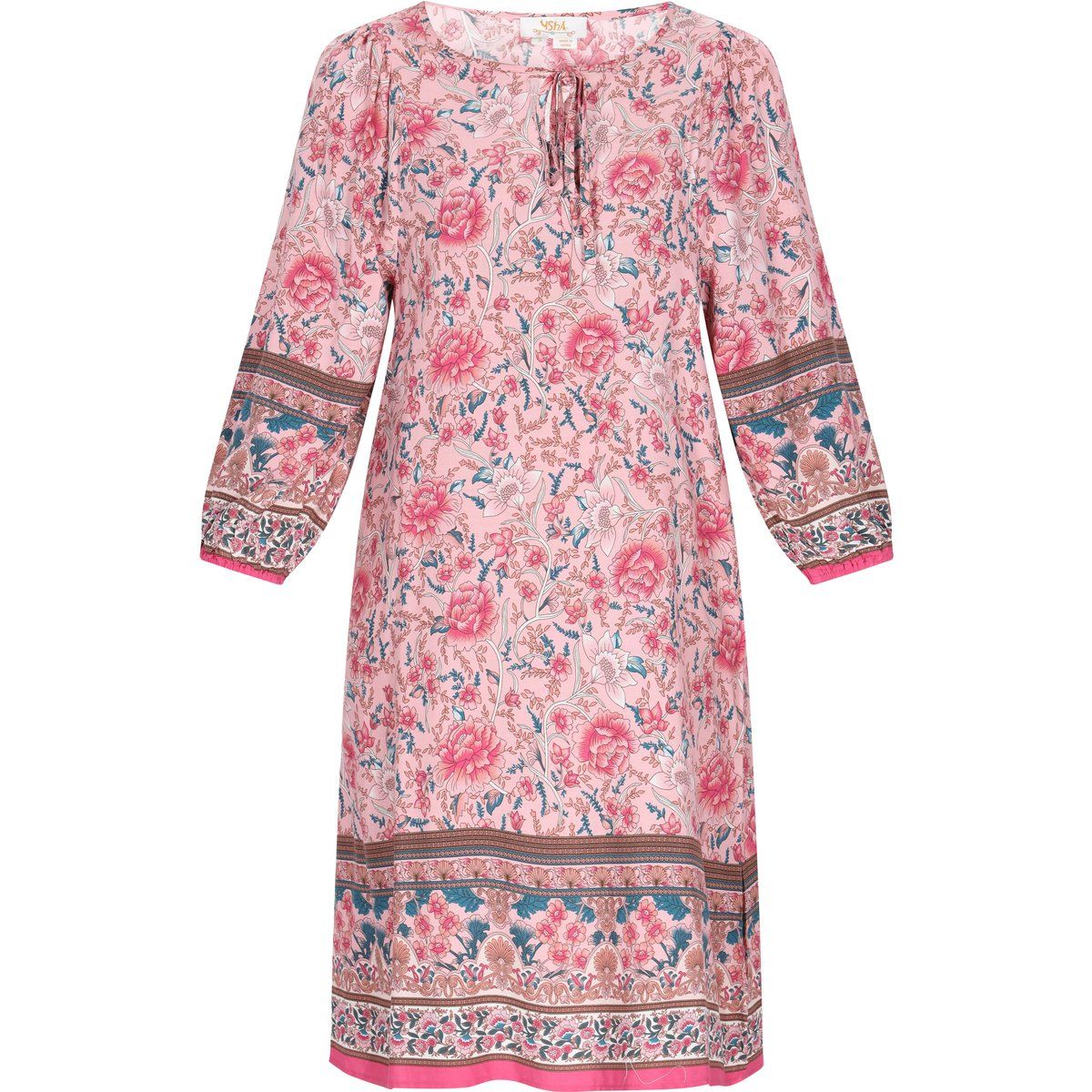 usha Kleid Frauen hellrosa mehrfarbig