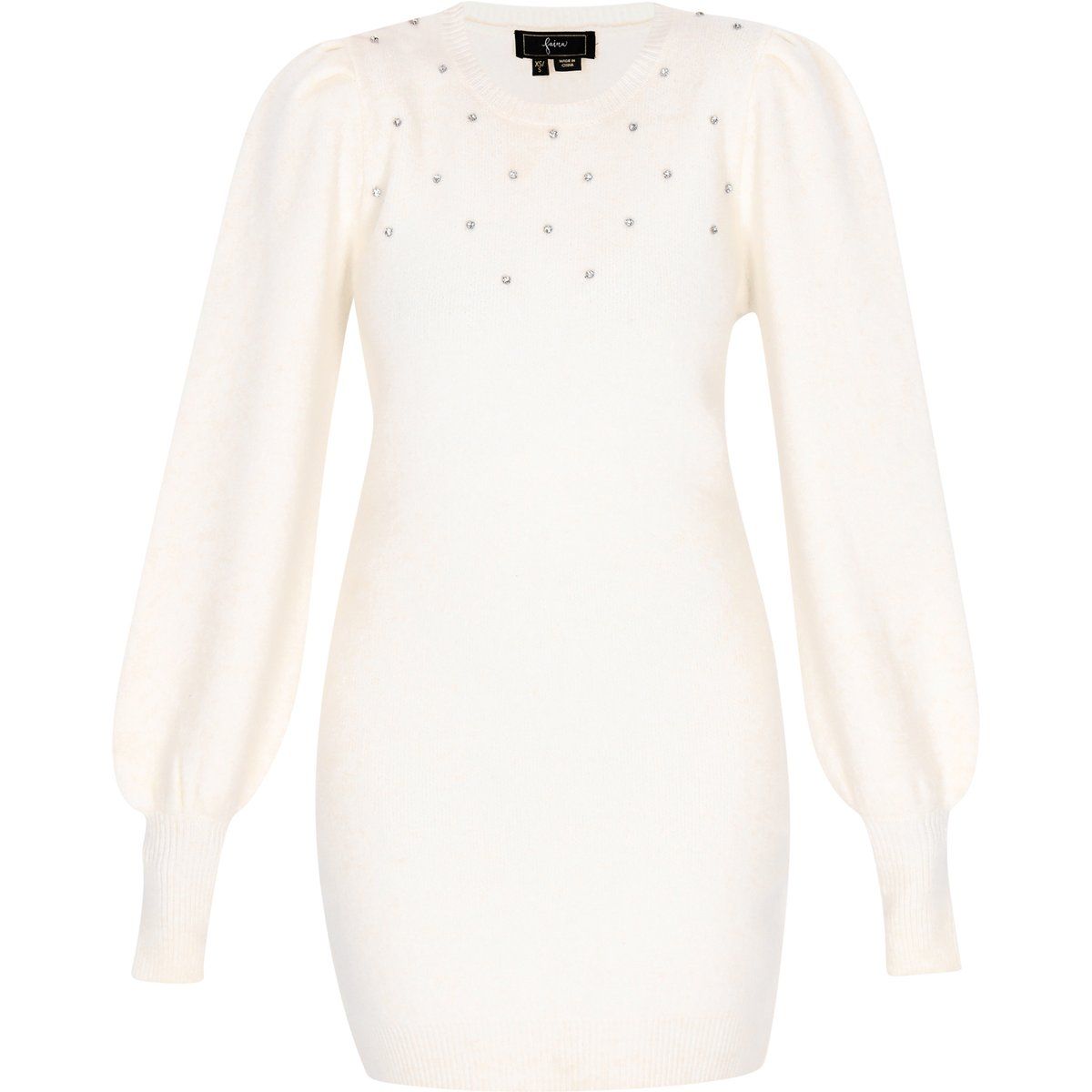 Faina Kleid Frauen cremefarben