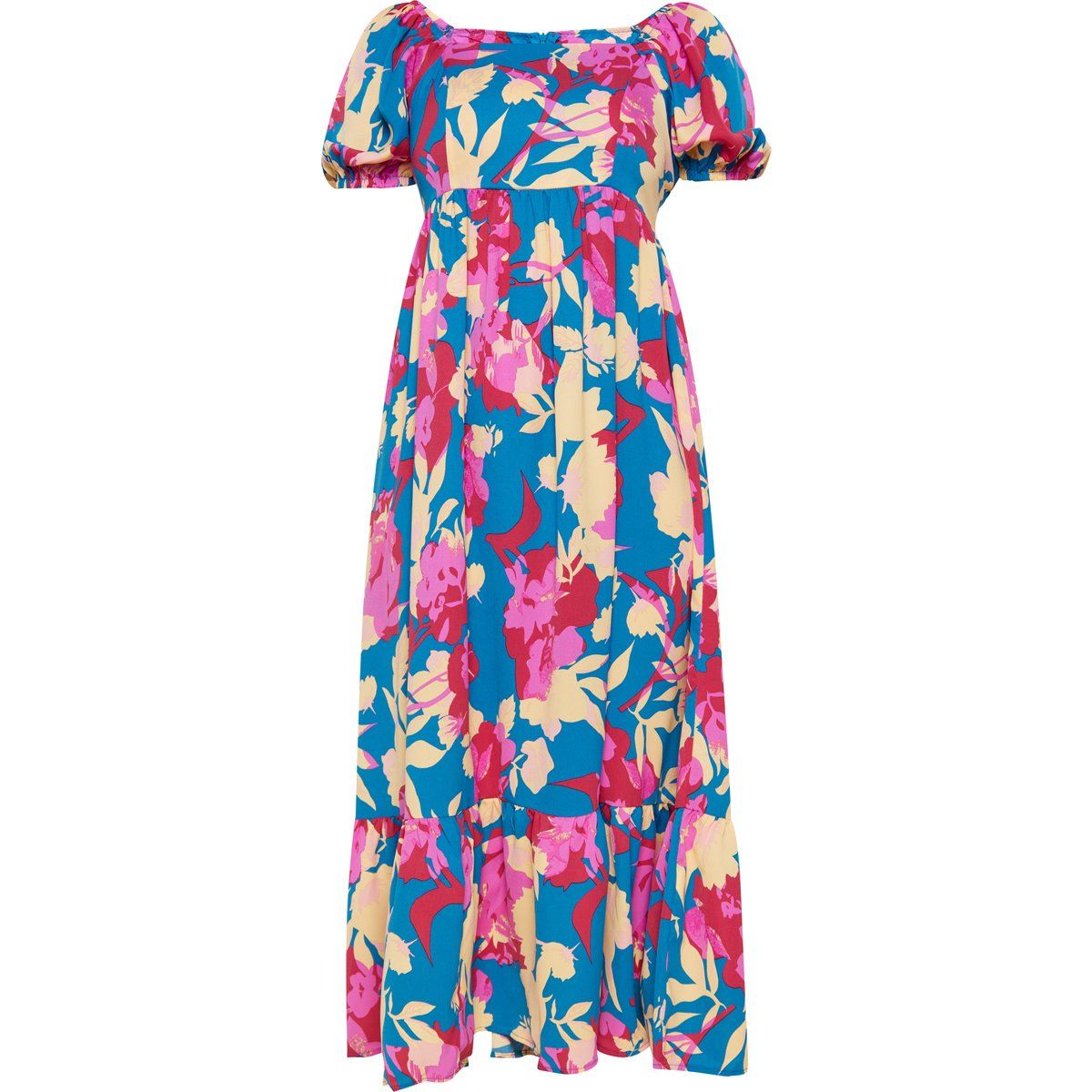 FELIPA Kleid Frauen blau mehrfarbig