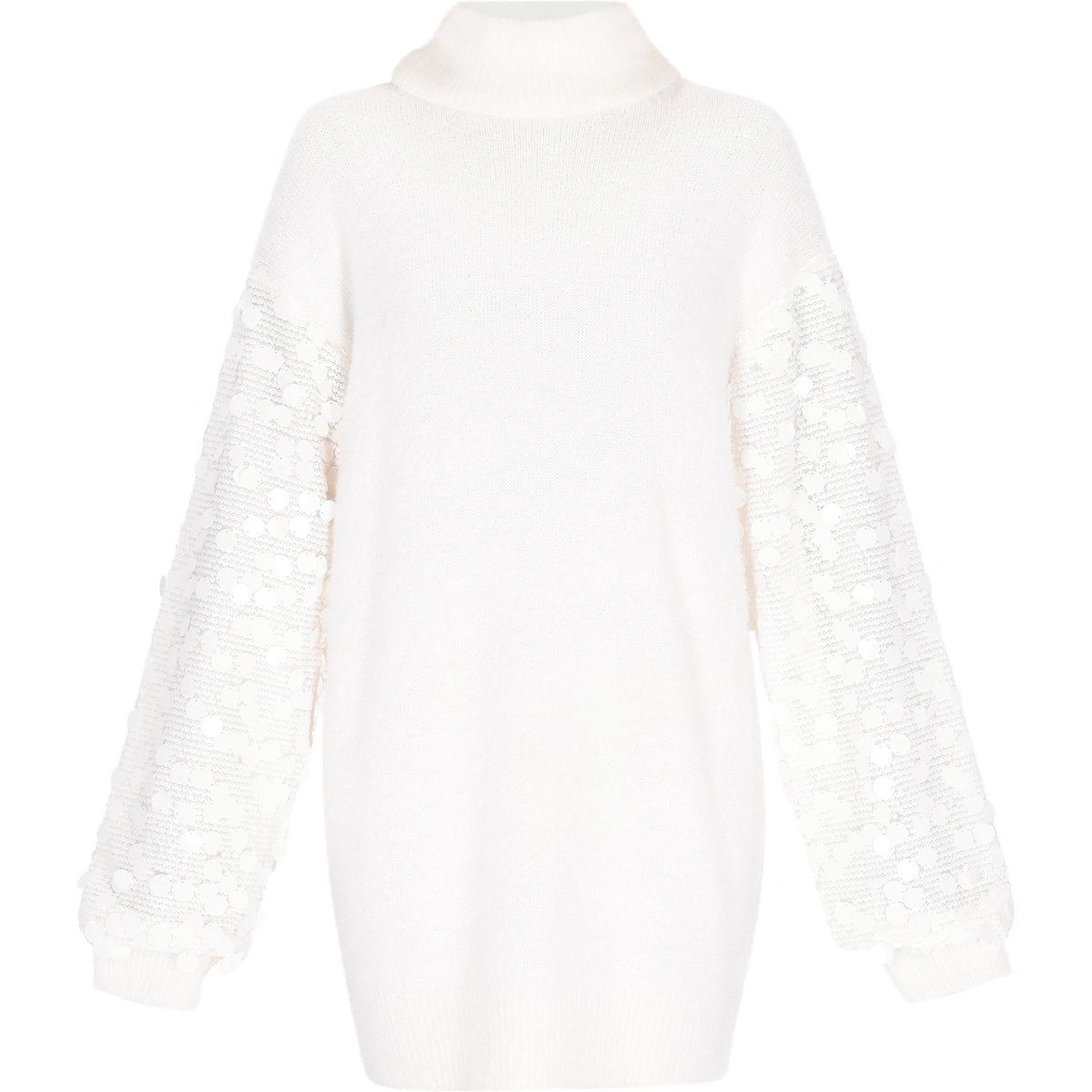 IZIA Kleid Frauen Weiß
