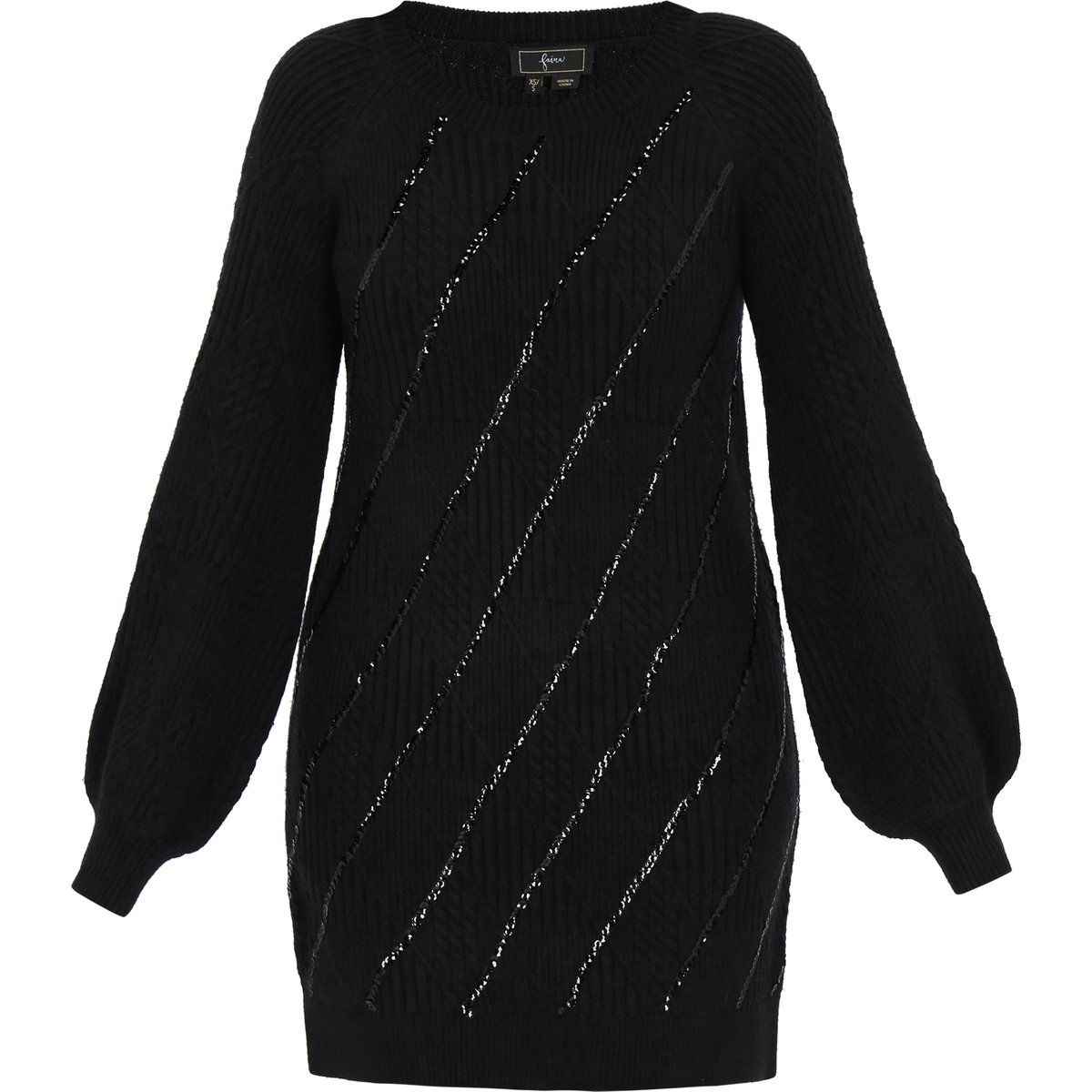 Faina Kleid Frauen Schwarz