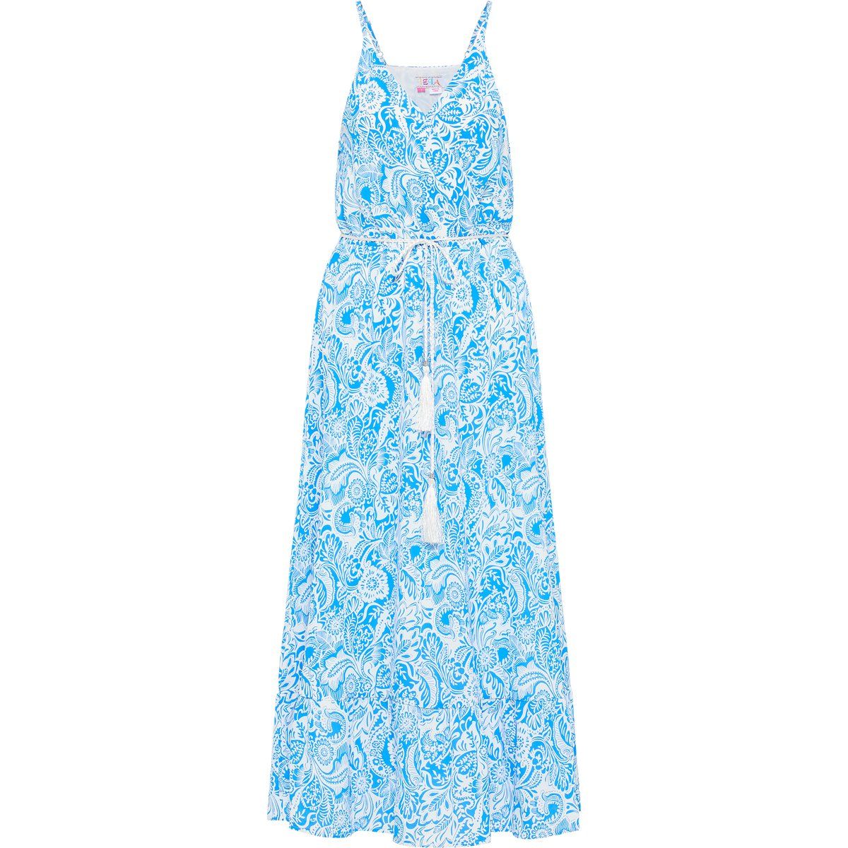 IZIA Kleid Damen blau weiss