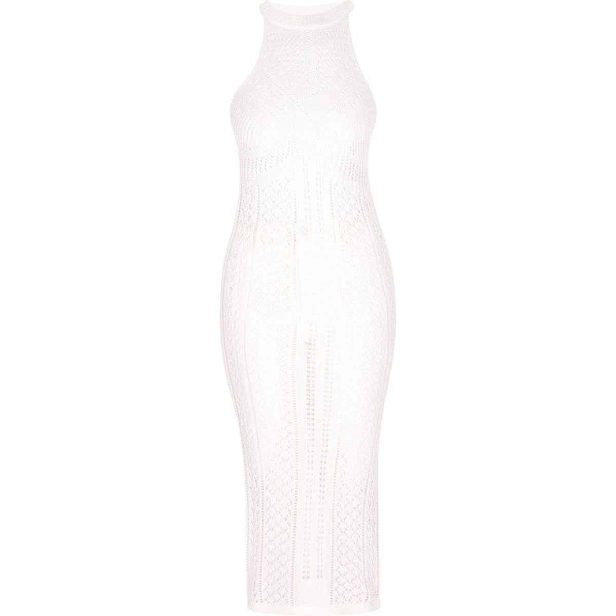 IZIA Kleid Frauen cremefarben