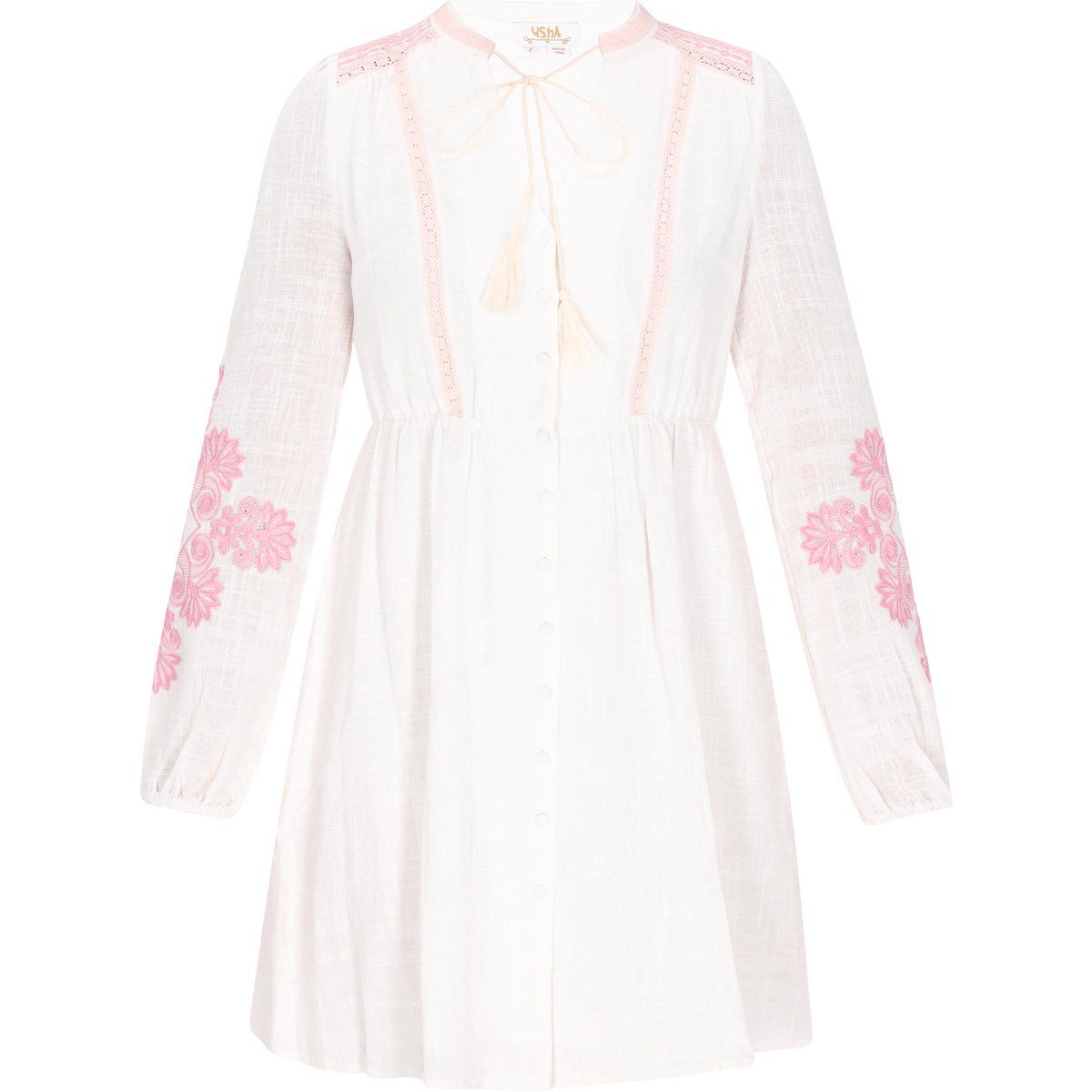 usha Kleid Frauen cremefarben