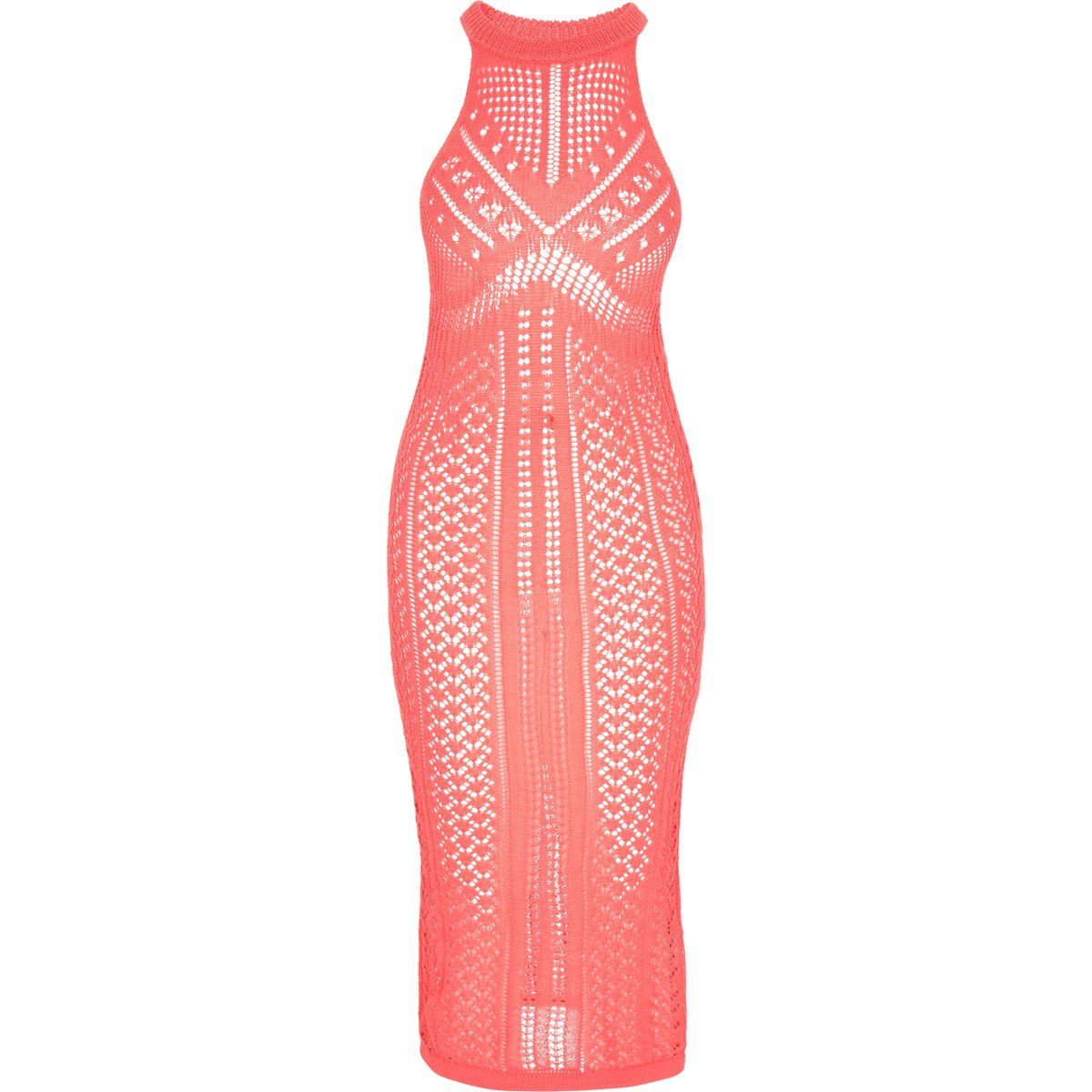 IZIA Kleid Frauen Koralle