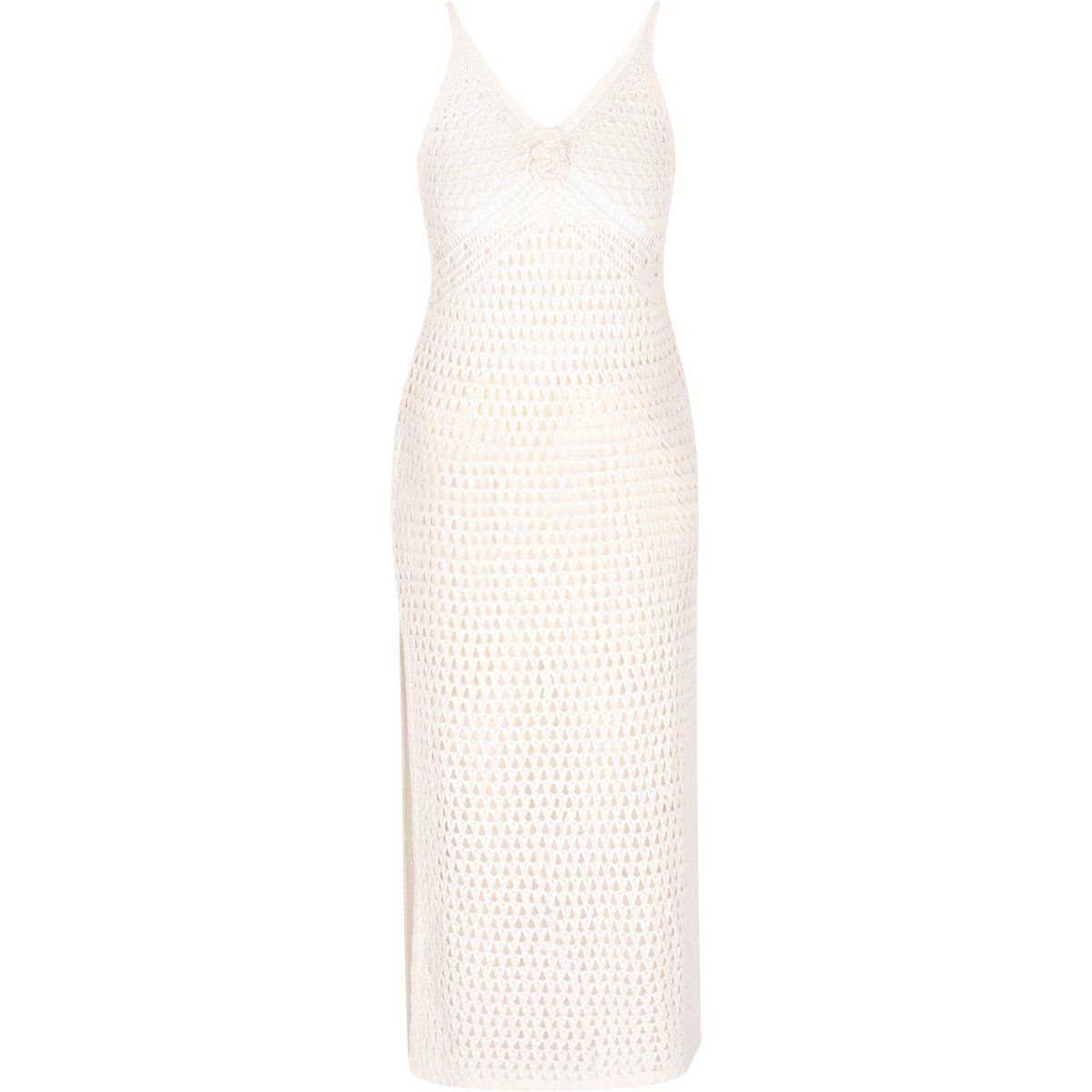 IZIA Kleid Frauen cremefarben