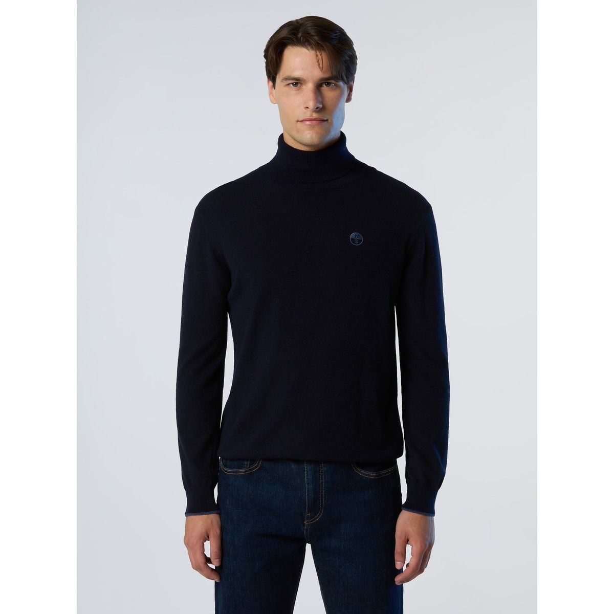Rollkragenpullover aus Kaschmirgemisch