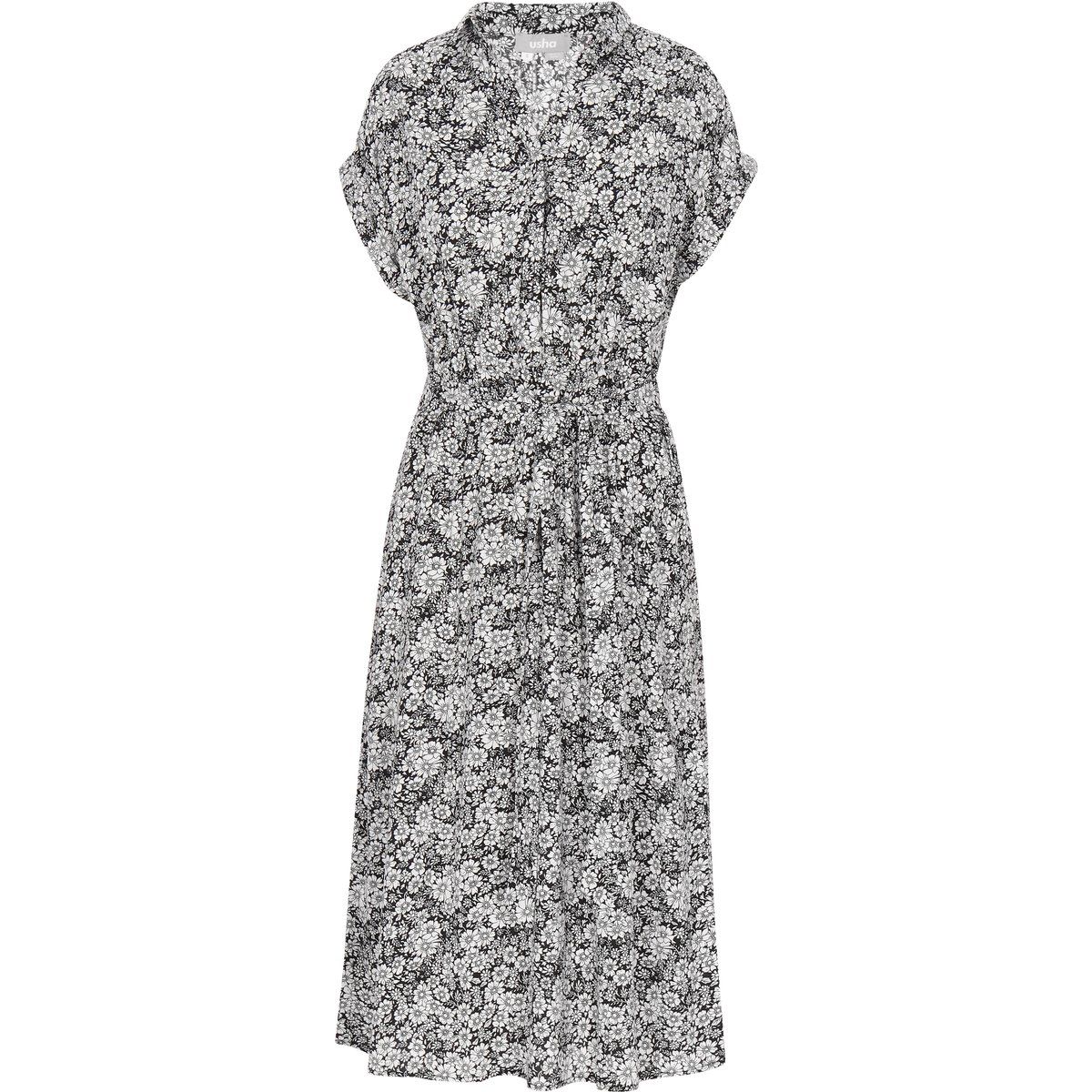 usha Kleid Frauen schwarz-weiß