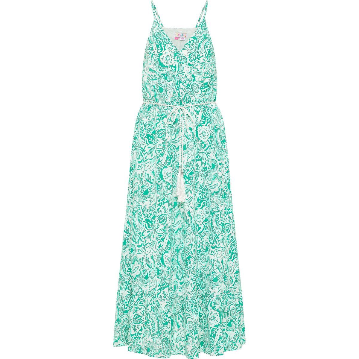 IZIA Kleid Damen Grün Weiss