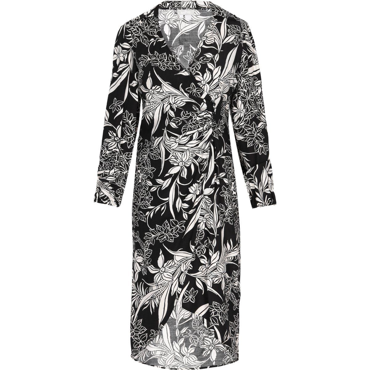 usha Kleid Frauen schwarz/offwhite