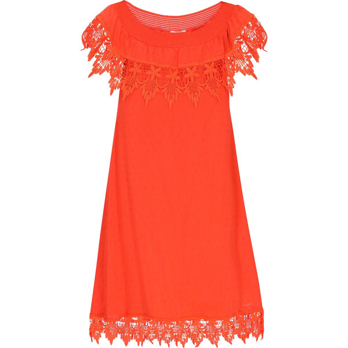 IZIA Kleid Frauen orange