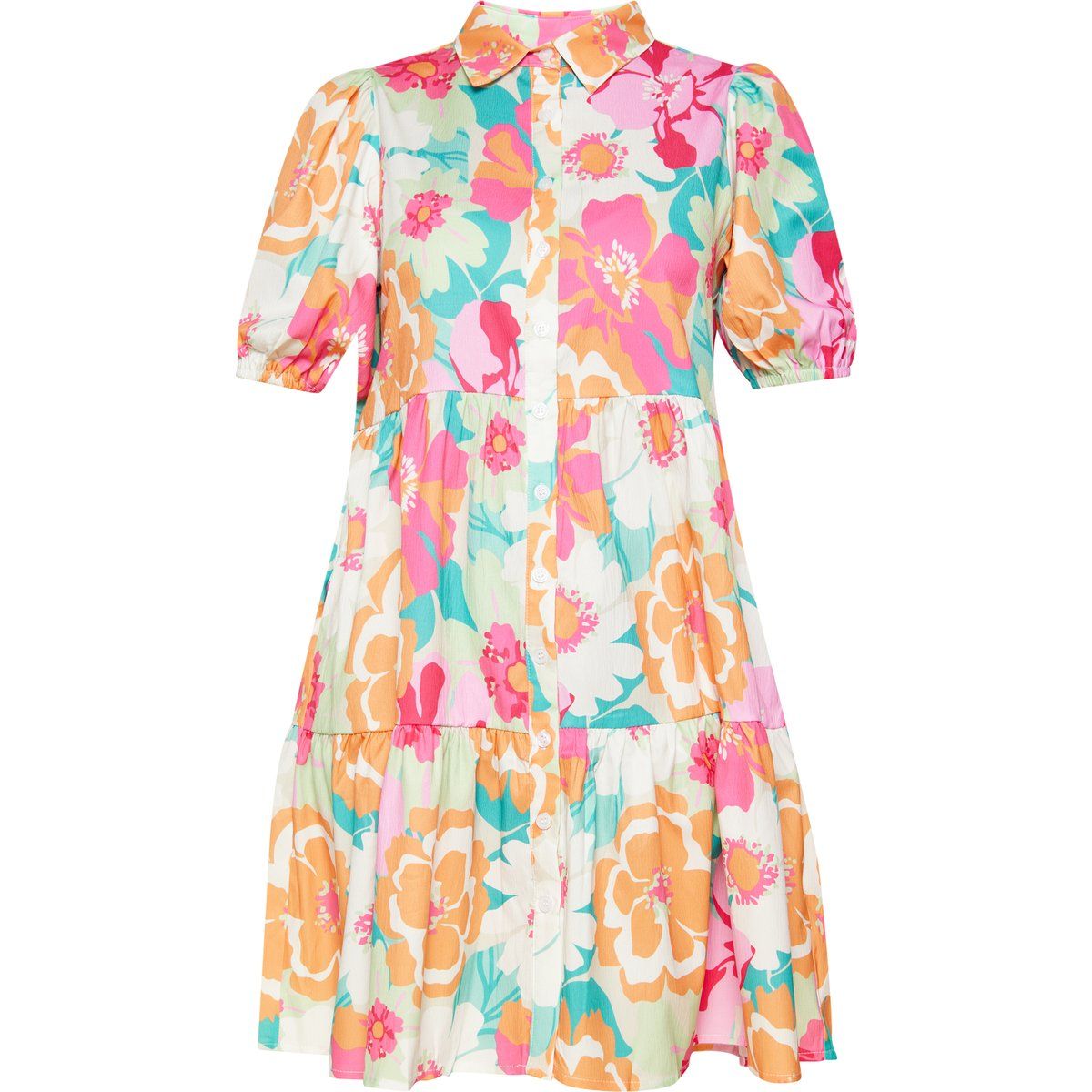 usha Kleid Frauen rosa mehrfarbig
