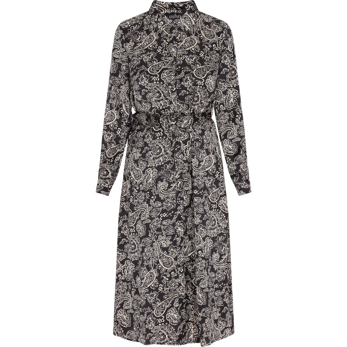 usha Kleid Frauen schwarze Creme
