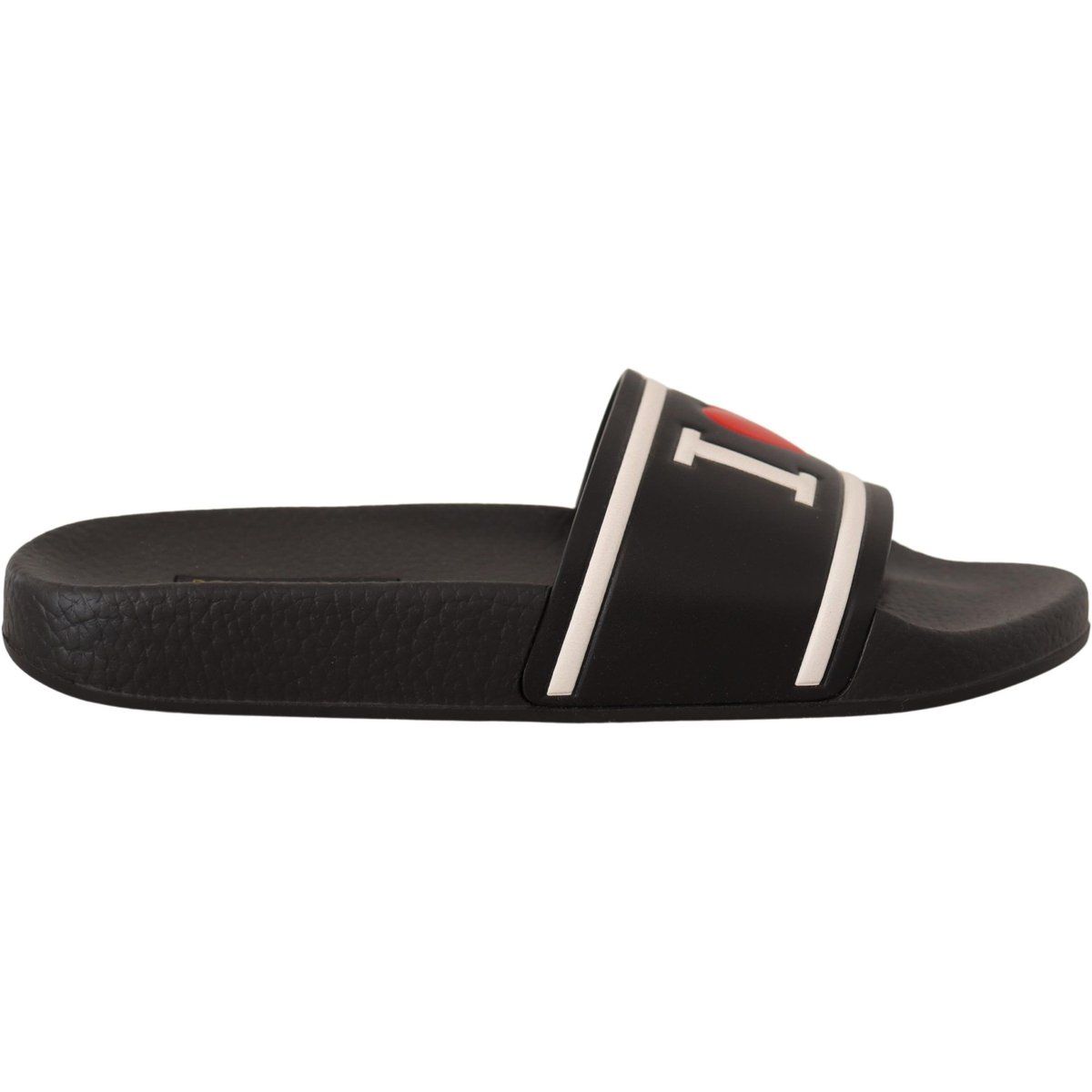 Schwarze I Love Slides Herren