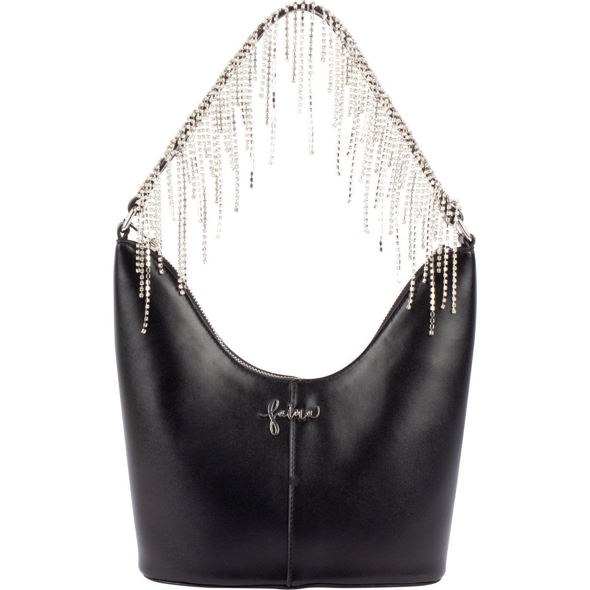 Faina Abendtasche mit Kristallen Damen schwarz