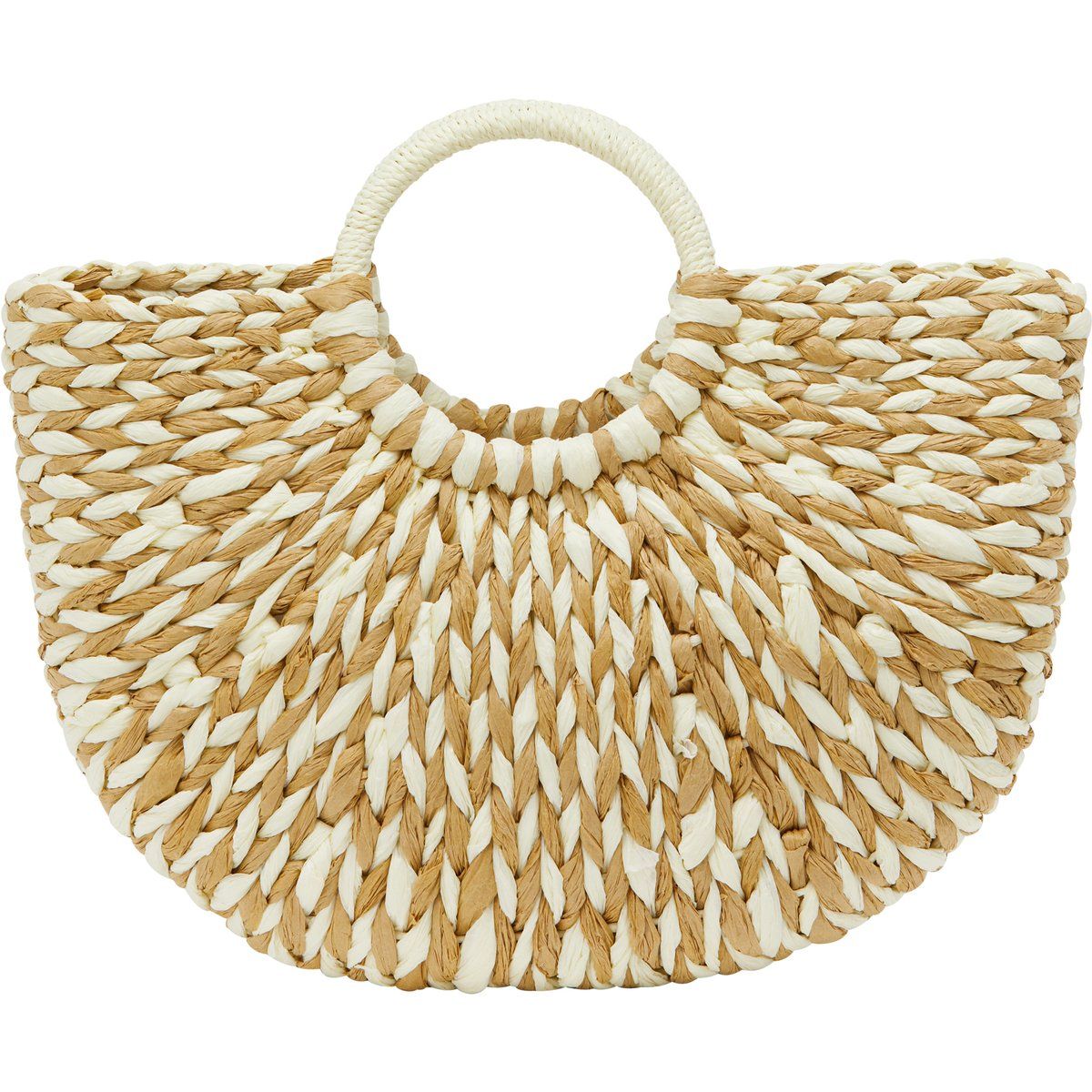 IZIA Handtasche Handtasche Frauen Dunkelbeige Offwhite