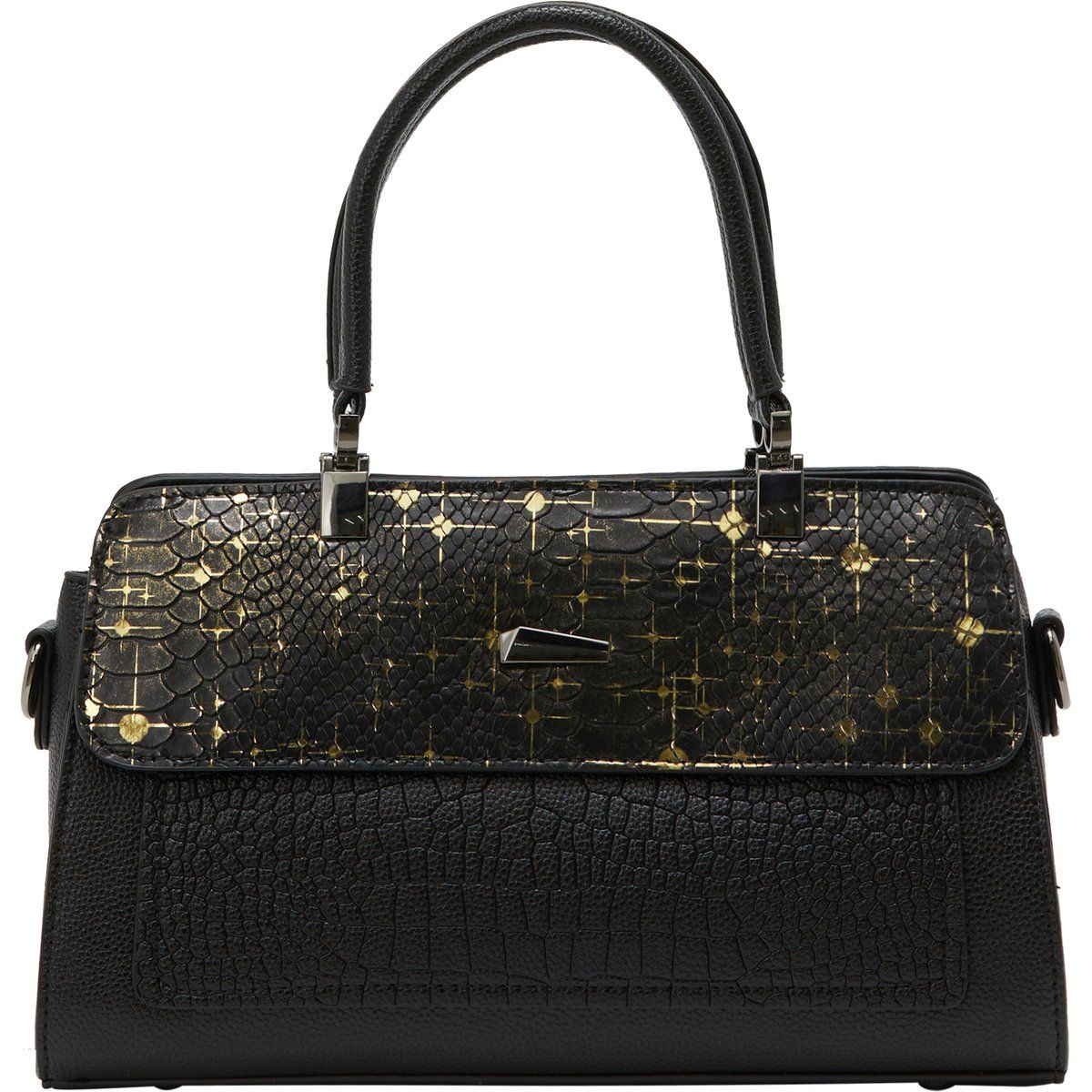 Faina Handtasche Handtasche Frauen schwarzes Gold