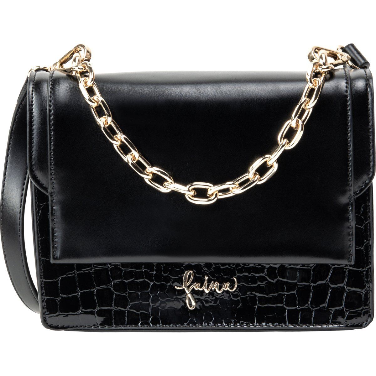 Faina Henkeltasche Damen schwarz
