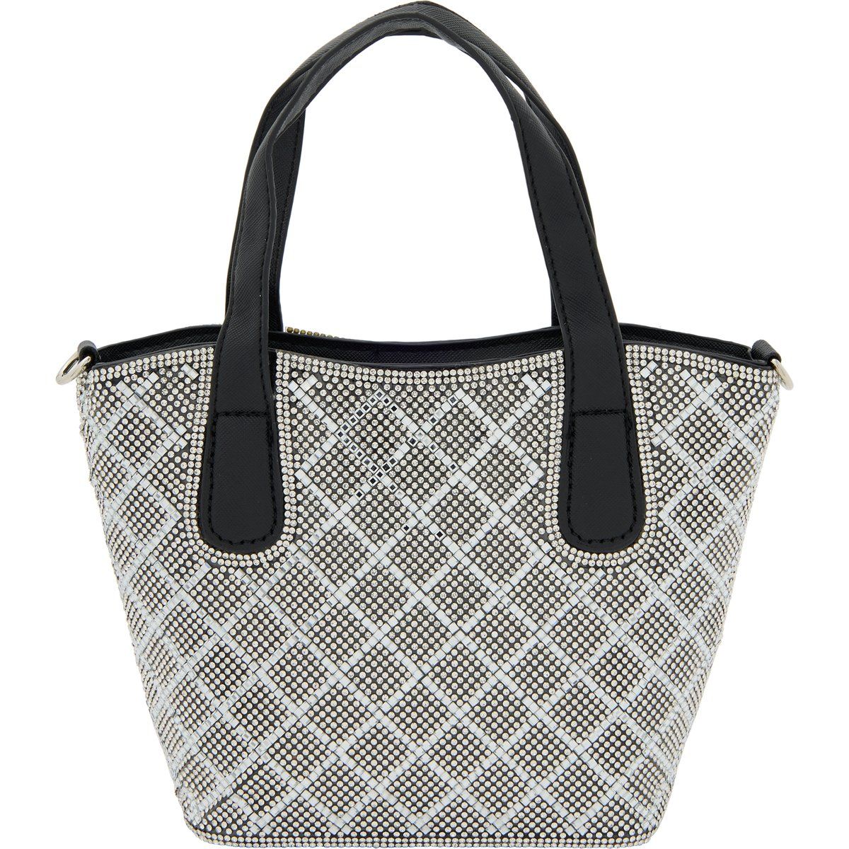 Faina Handtasche Handtasche Frauen Schwarz Silber