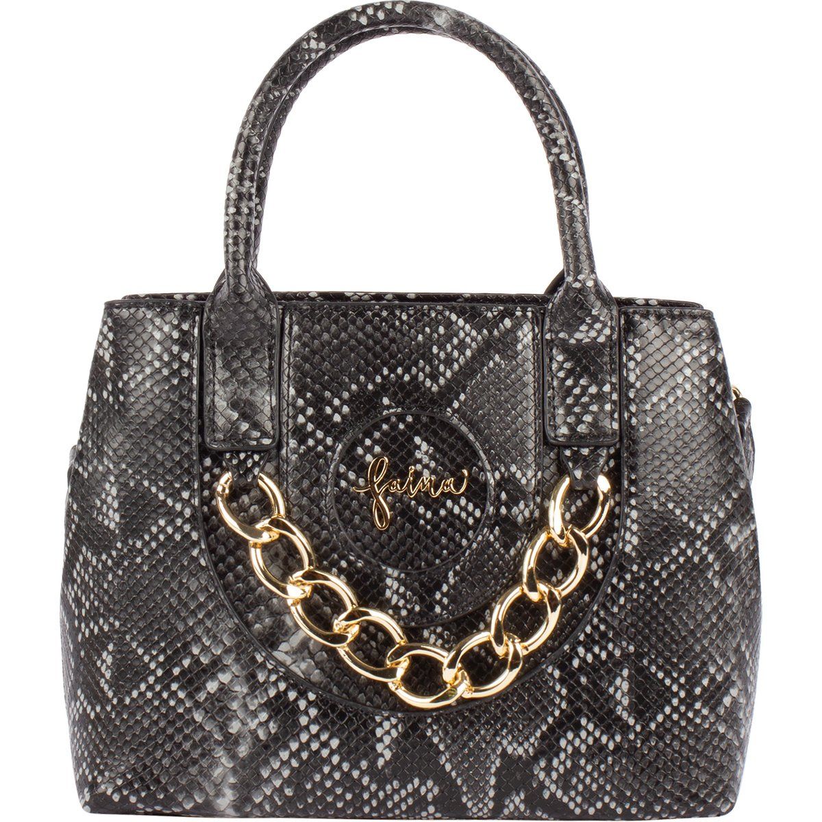 Faina Henkeltasche Damen schwarz