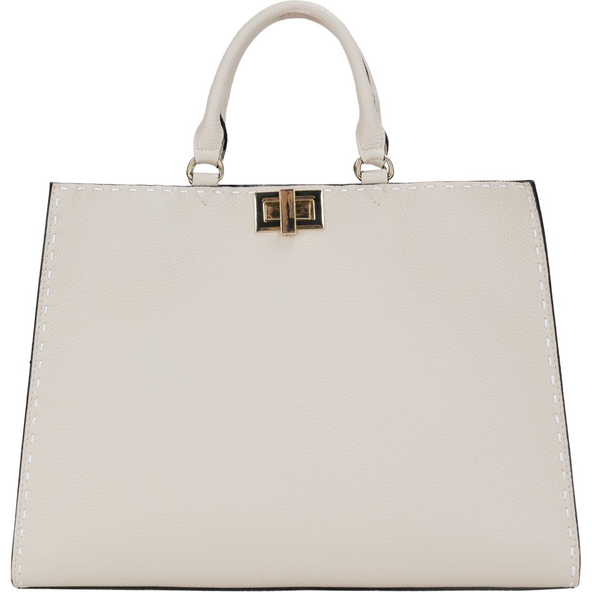 Elegante strukturierte Henkeltasche