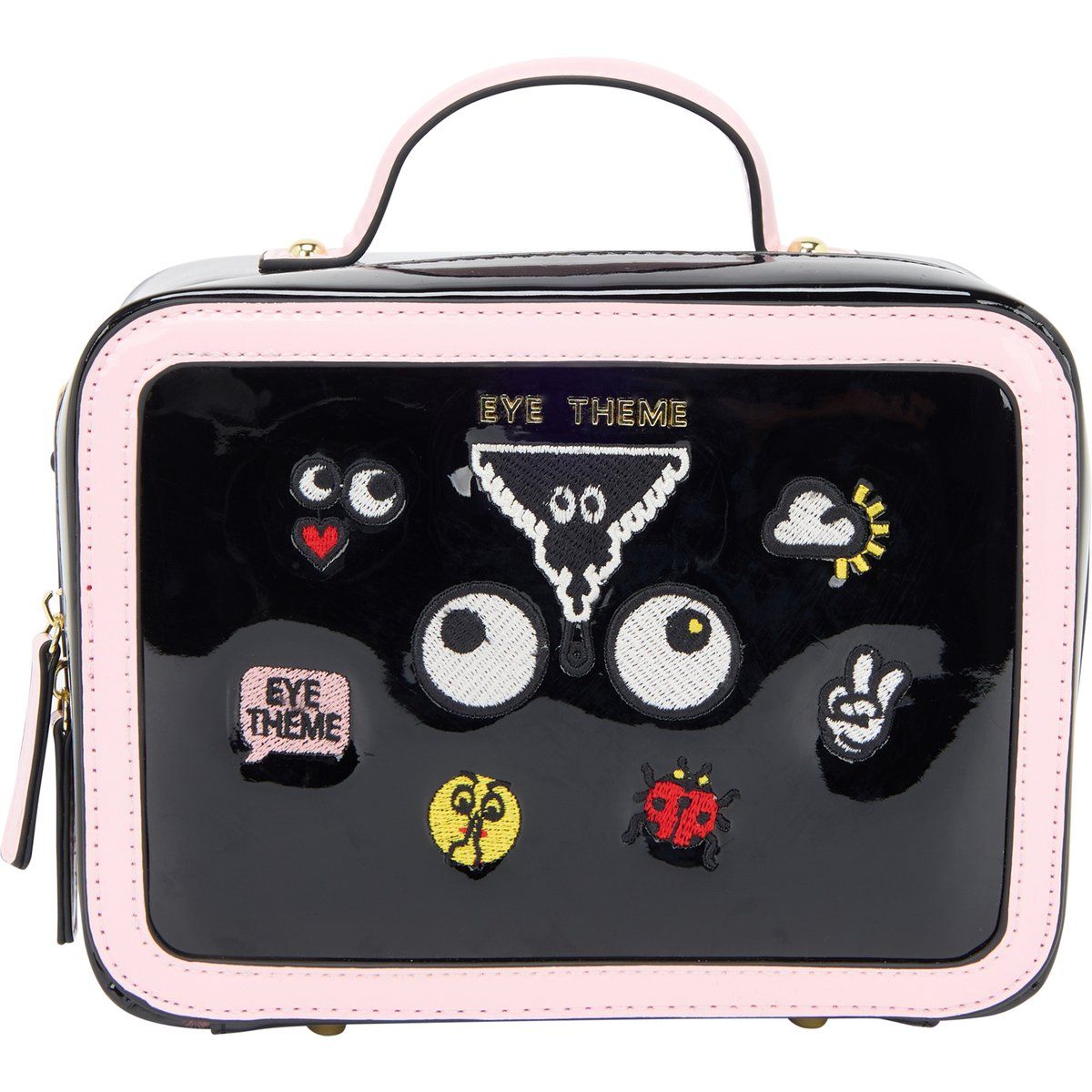 Mymo Handtasche Handtasche Frauen Schwarz Rosa