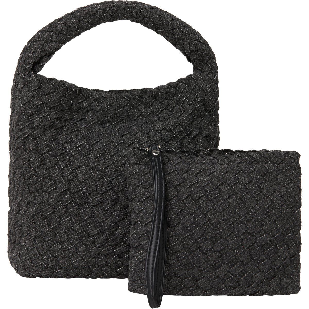 usha 2-IN-1-Tragetaschen-Set 2-IN-1-Tragetaschen-Set Frauen Schwarz