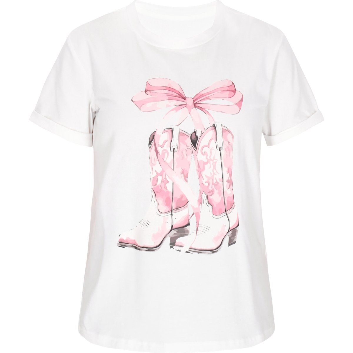 Faina T-Shirt Frauen Weiß