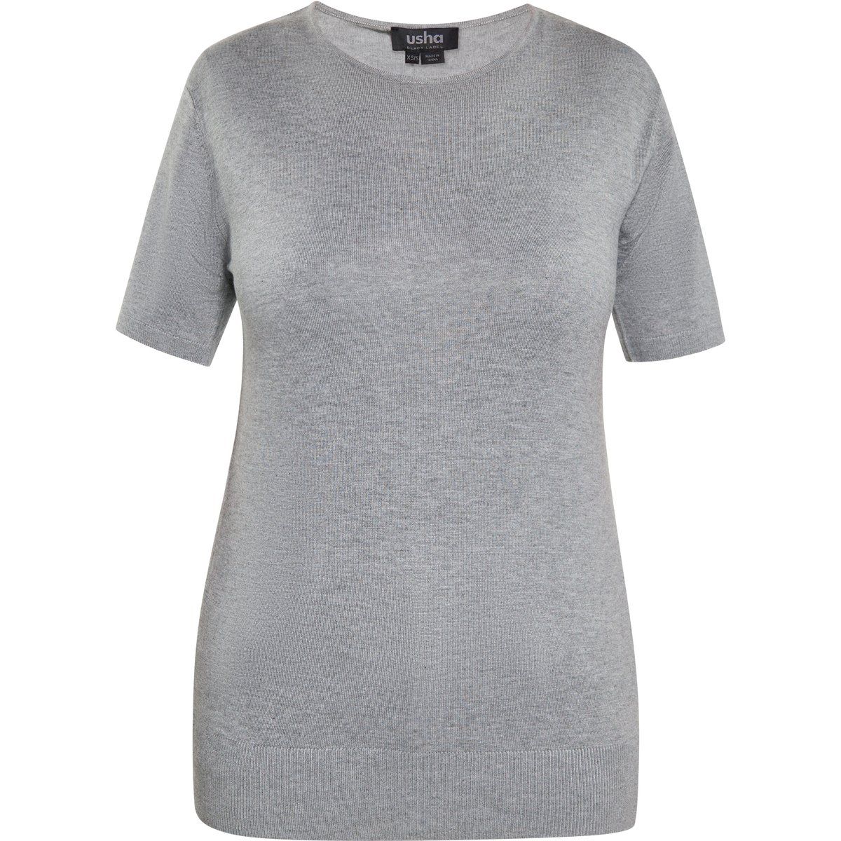 Kurzarm T-Shirt mit Rundhalsausschnitt