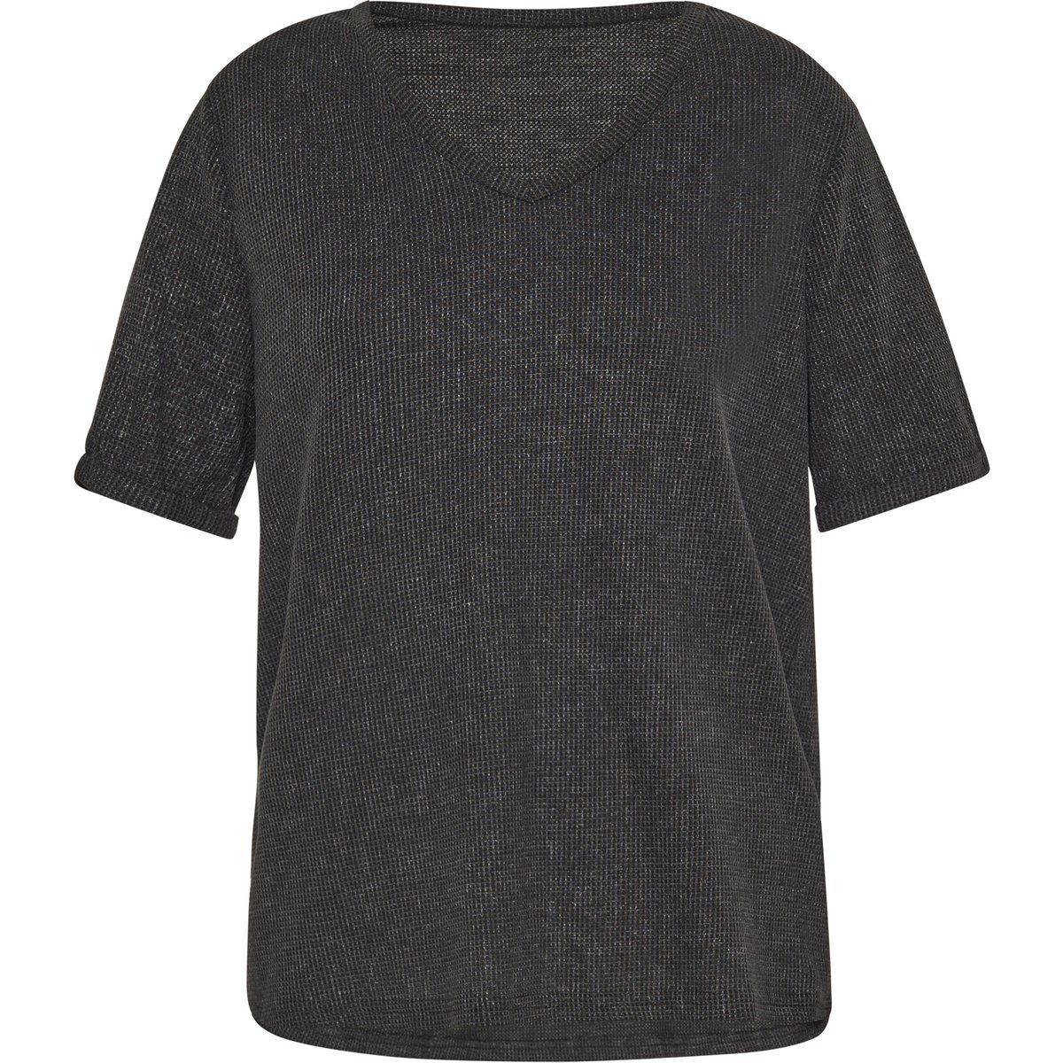 Damen Kurzarm V-Ausschnitt T-Shirt