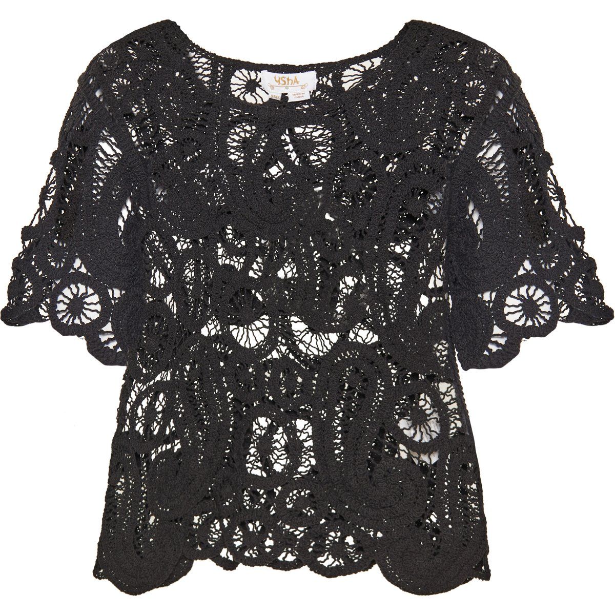 usha Bluse Frauen Schwarz
