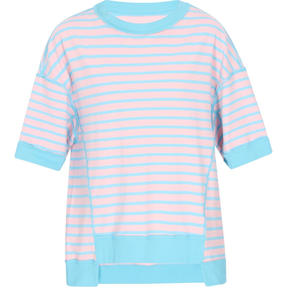 Gestreiftes Kurzarm-T-Shirt