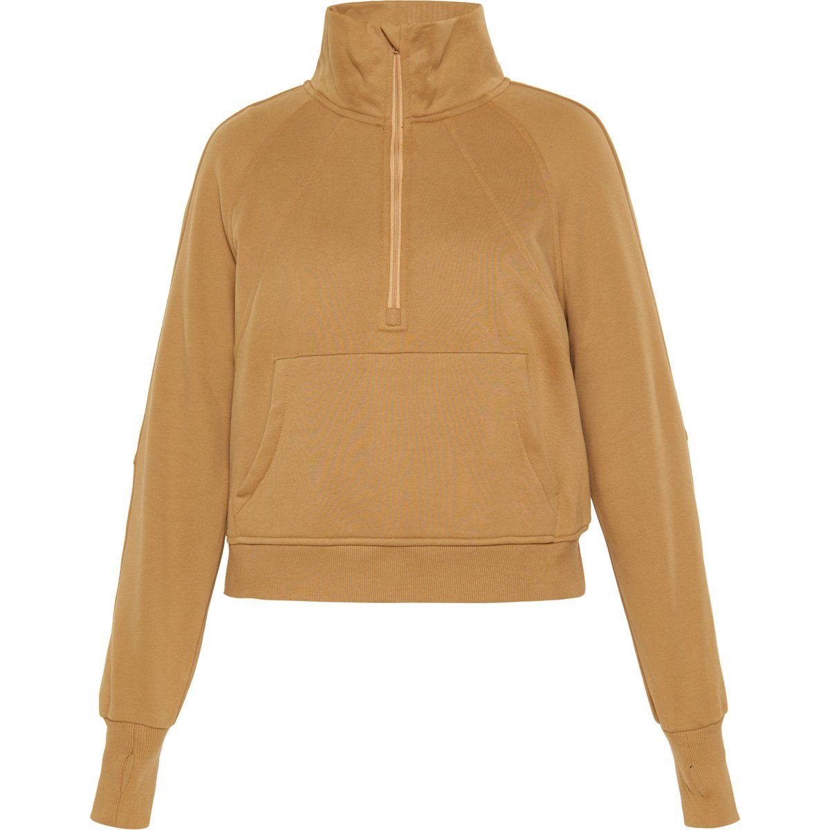 Damen Half-Zip Pullover Sweatshirt