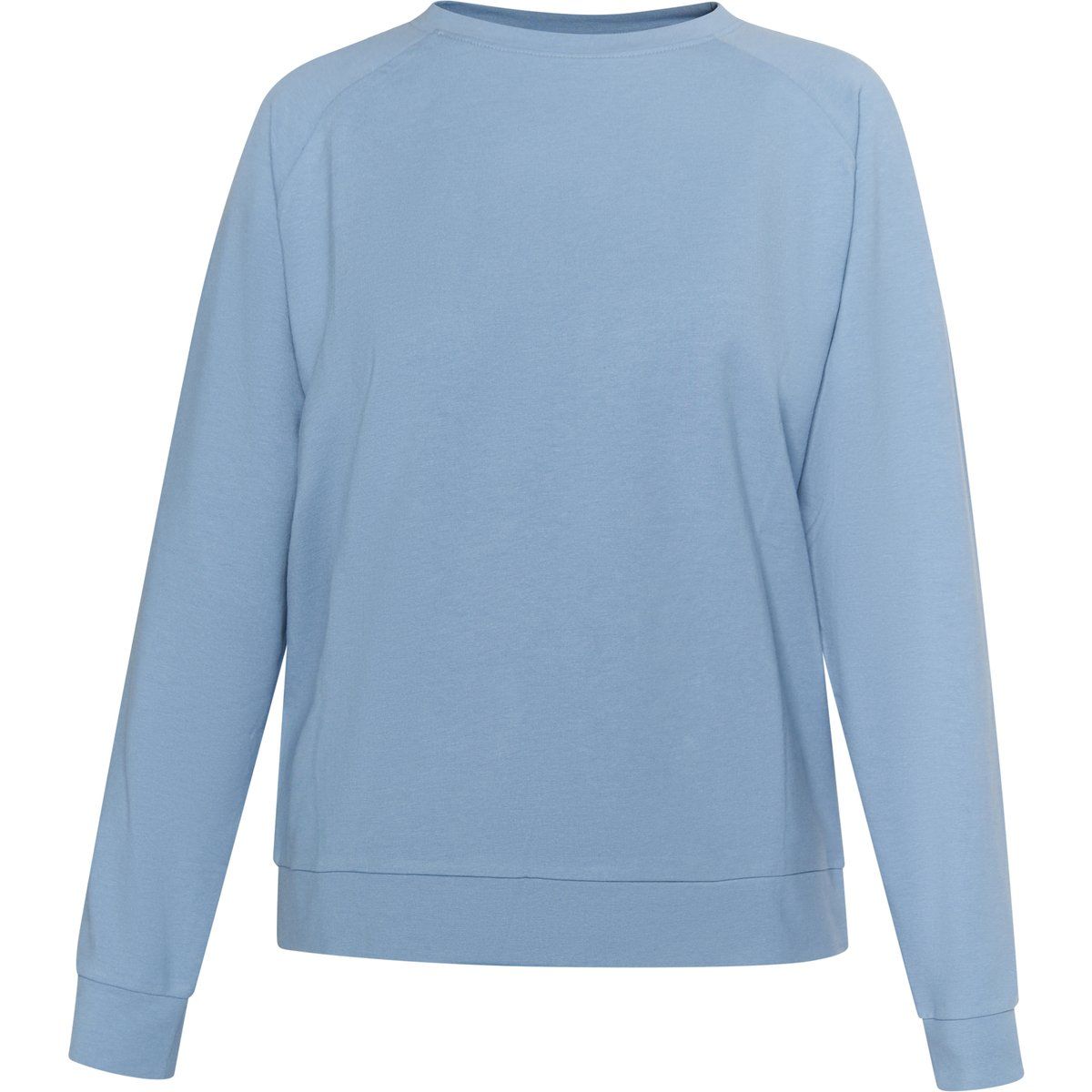 Lässiges Langarm-Sweatshirt mit Rundhalsausschnitt