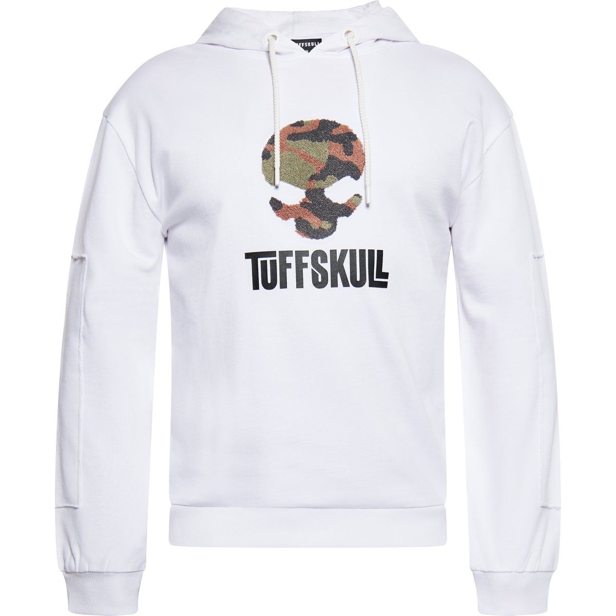 TUFFSKULL Sweatshirt Herren weiss