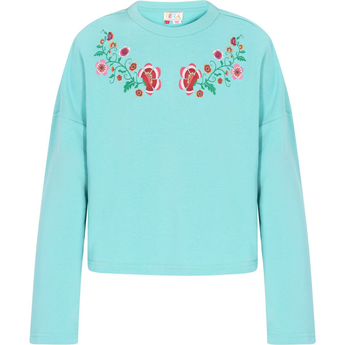 IZIA Sweatshirt Frauen Türkis