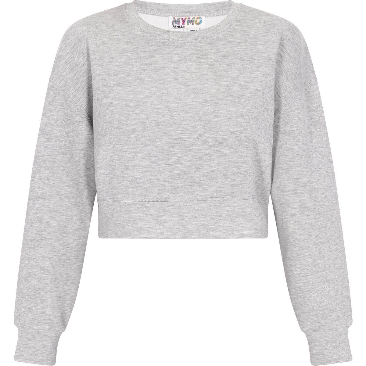Cropped Langarm-Sweatshirt