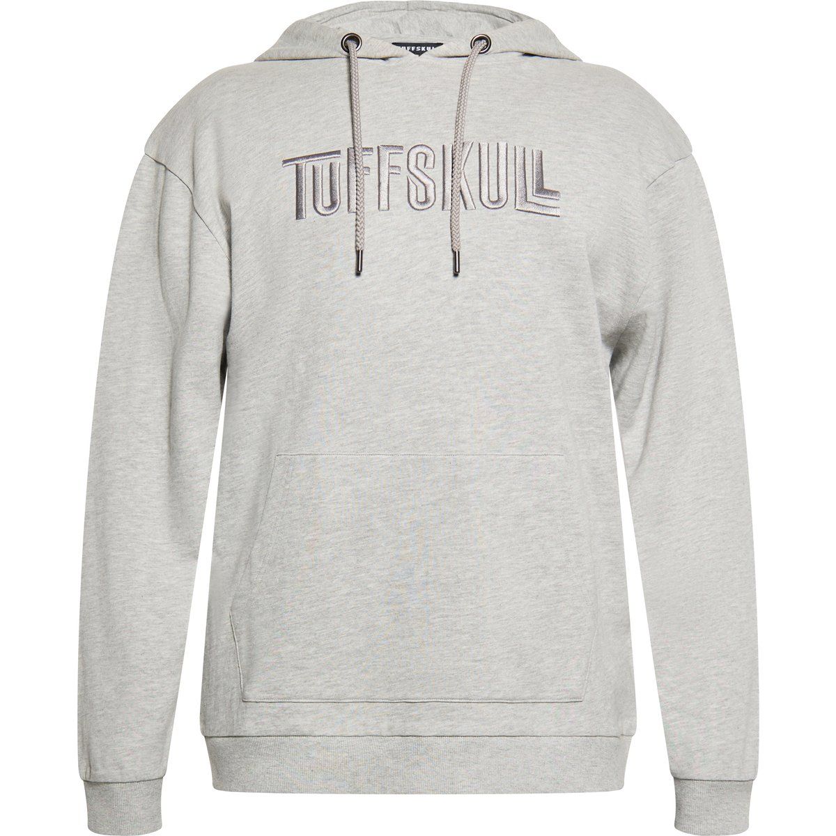 TUFFSKULL Sweatshirt Herren hellgrau melange