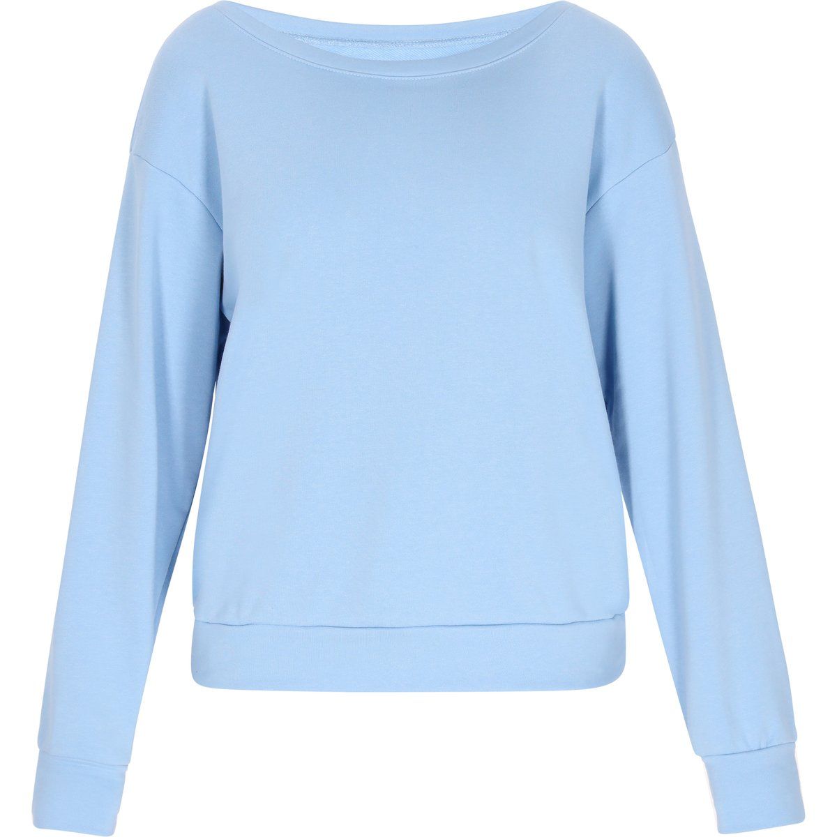 Sweatshirt mit weitem Rundhalsausschnitt und lockerer Passform