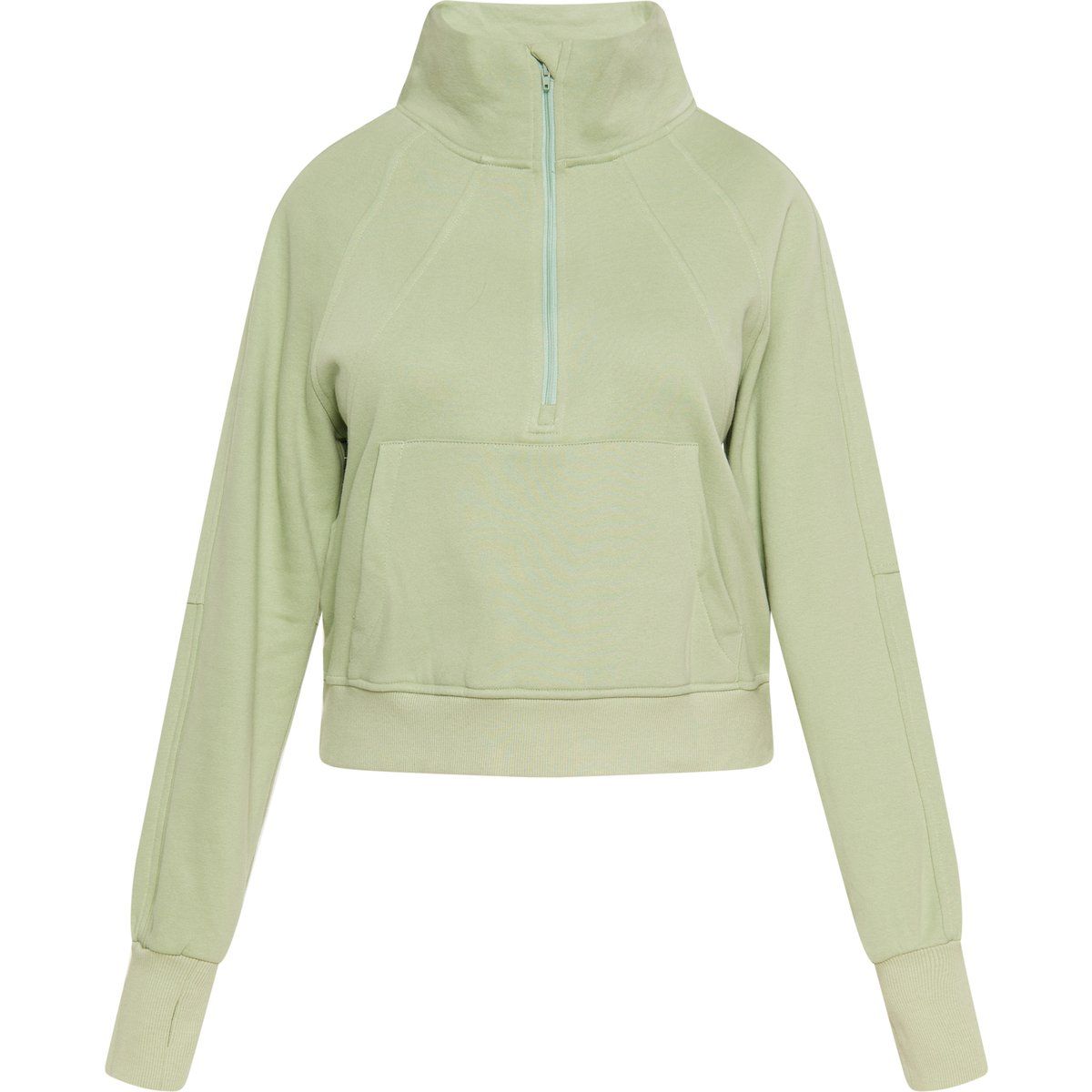 Damen Quarter-Zip Pullover Sweatshirt