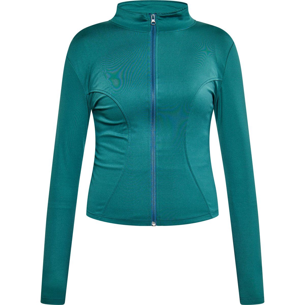 Schmal geschnittene Sportjacke mit Konturnähten