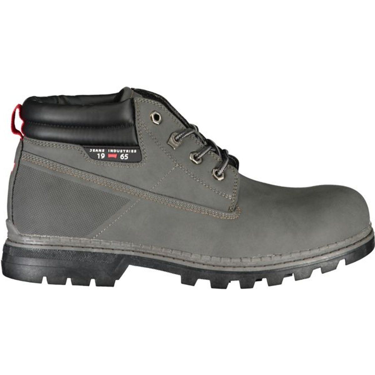 Robuste graue Mid-Top Arbeitsstiefel
