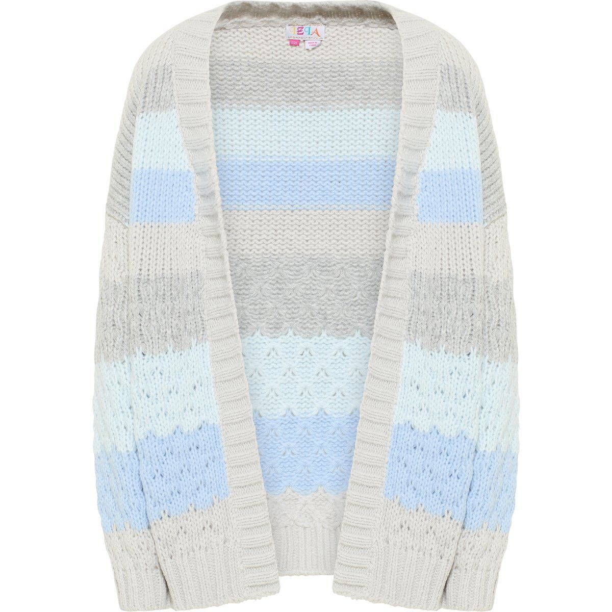 IZIA Offener Cardigan Damen hellgrau melange