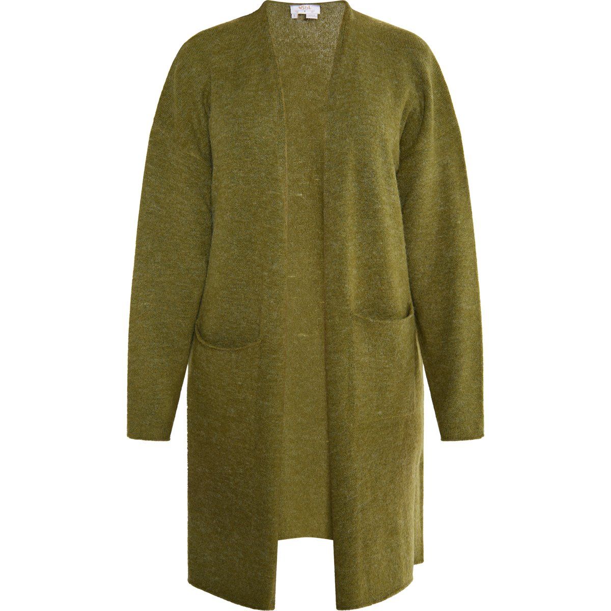 usha Langer Cardigan Damen oliv