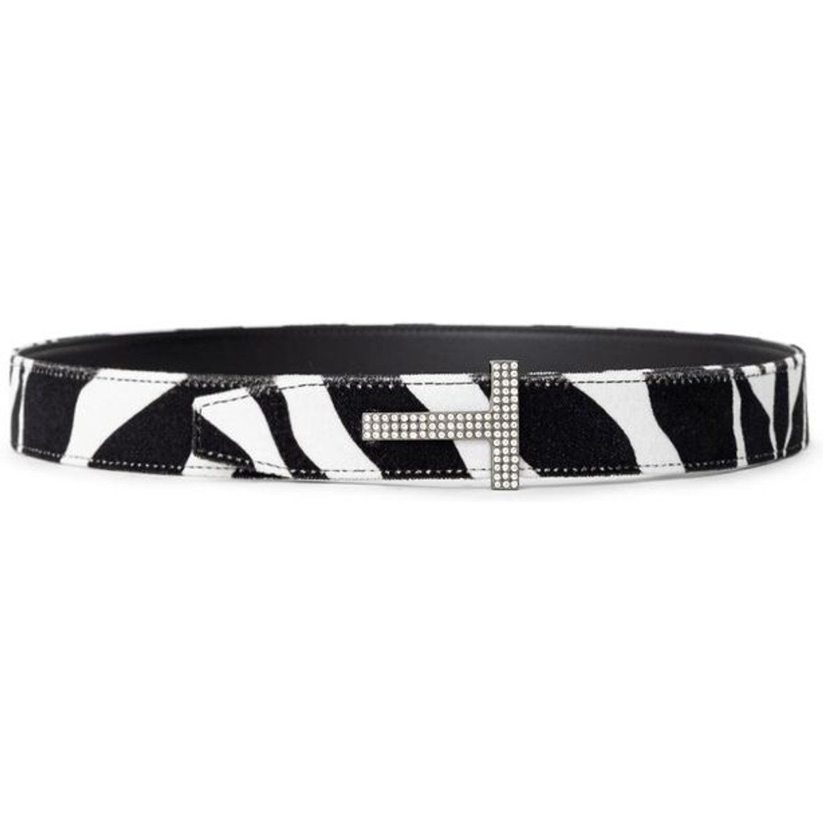 Zebra-Muster Fashion Gürtel mit Schnalle