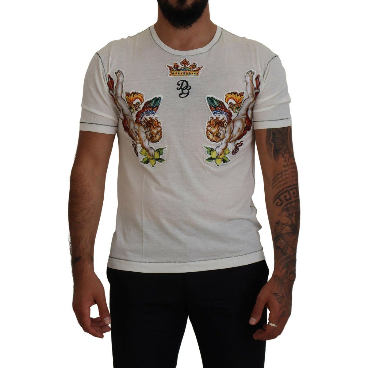 T-Shirt mit Engel-Grafikprint