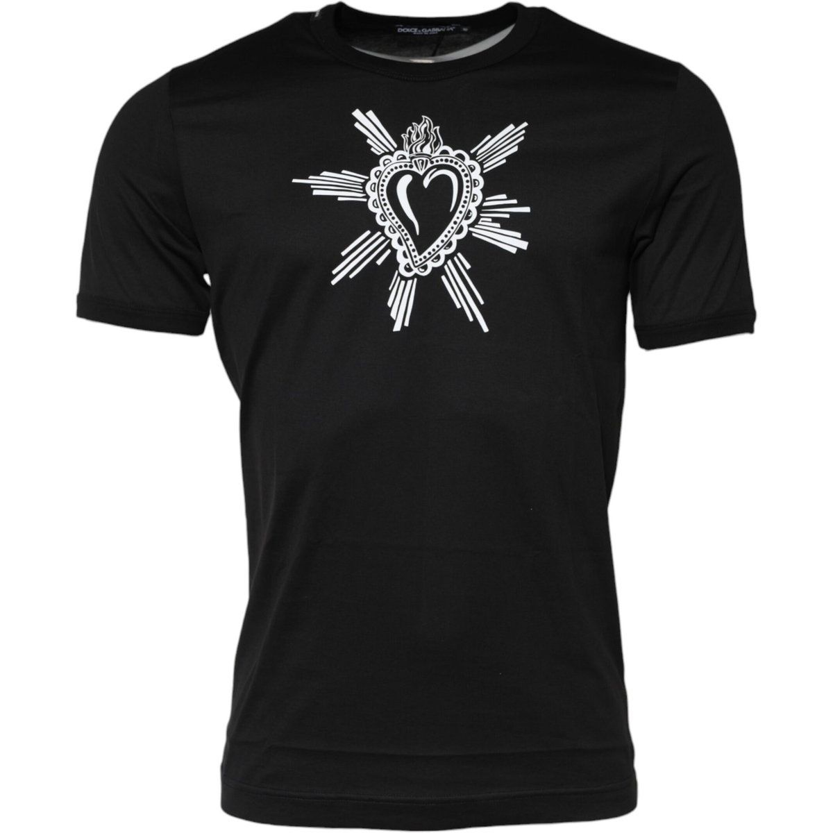 Herzgrafik T-Shirt mit kurzem Arm
