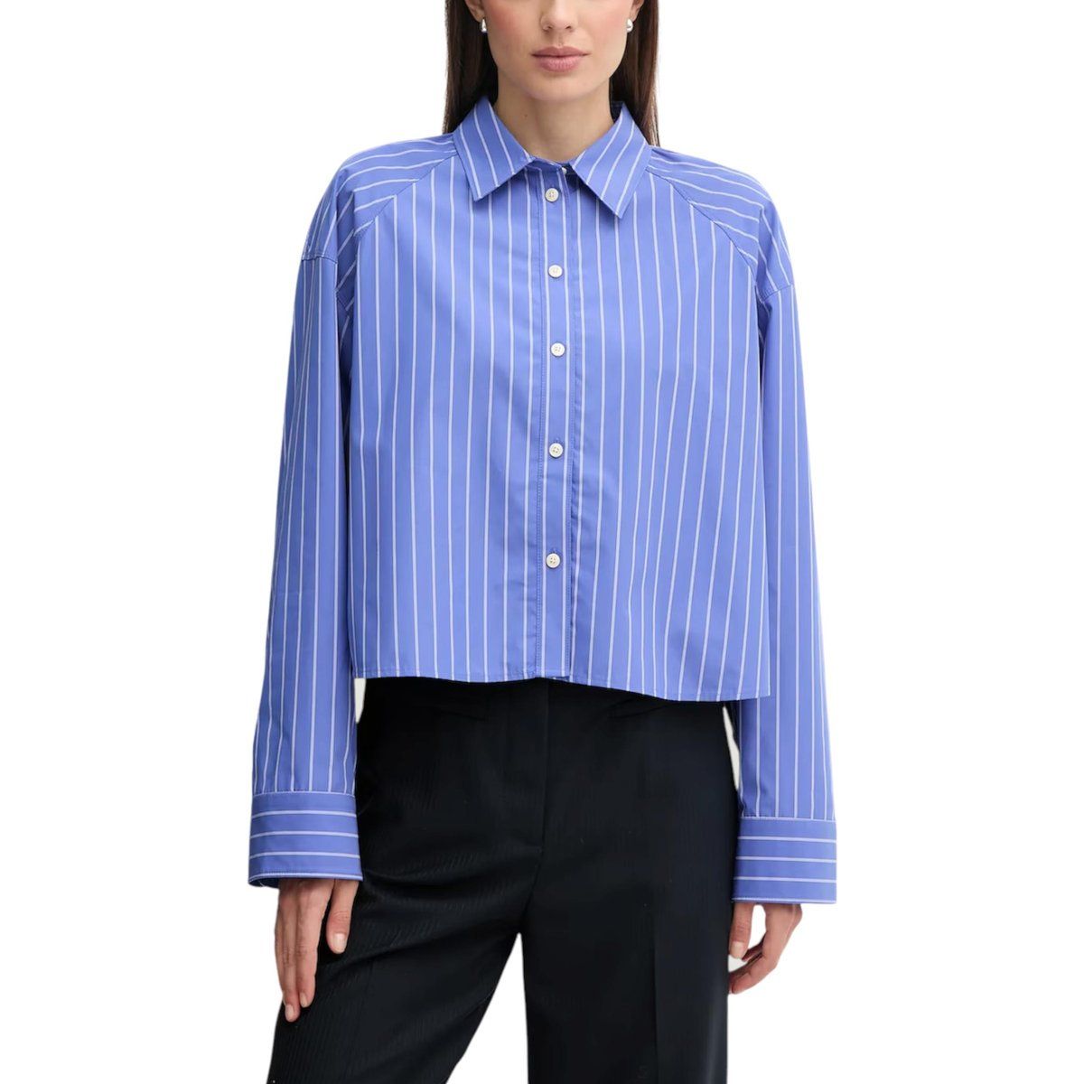 Gestreiftes Kurzes Shirt